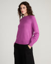Soft Spun Long Sleeve Sweater - Purple Vision