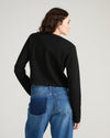 Gabrielle Button-Front Cardigan - Black