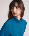 Savvy Fine Knit Turtleneck Sweater Top - Blue Beetle | Plus Size & Straight Size Women's Fashion | Universal Standard