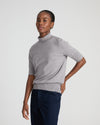 Savvy Fine Knit Turtleneck Sweater Top - Barcarolle Gray | Plus Size & Straight Size Women's Fashion | Universal Standard