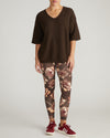 Woman wearing Lotus Sweater - Deep Brown from Universal Standard