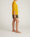 Positano Pointelle Mock Neck Sweater - Goldenrod | Plus Size & Straight Size Women's Fashion | Universal Standard