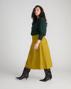 Leonora Sweater Skirt - Martini Olive