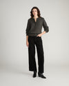 Soft Spun Polo Sweater - Dark Gray