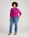 Soft Spun Polo Sweater - Rothko Purple