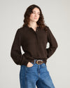 Soft Spun Polo Sweater - Espresso