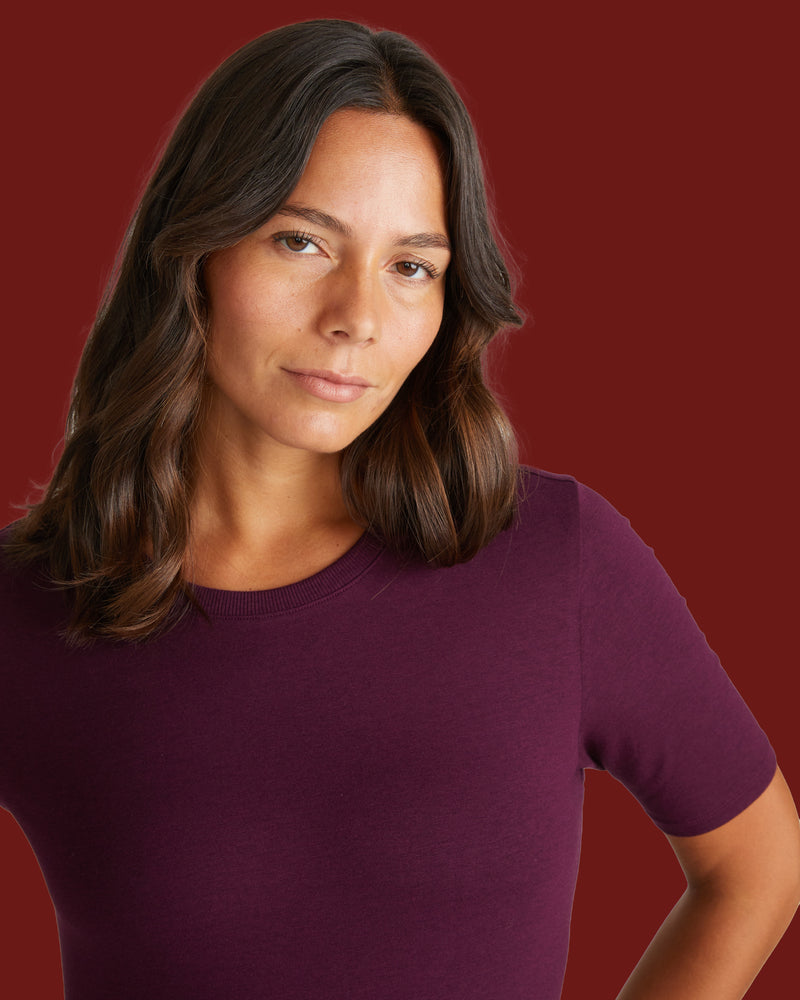 Maia Stovepipe Sleeve Tee - Gamay