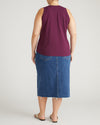 Cai High Neck Tank - Gamay | Plus Size & Straight Size Women's Fashion | Universal Standard