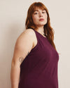 Cai High Neck Tank - Gamay | Plus Size & Straight Size Women's Fashion | Universal Standard