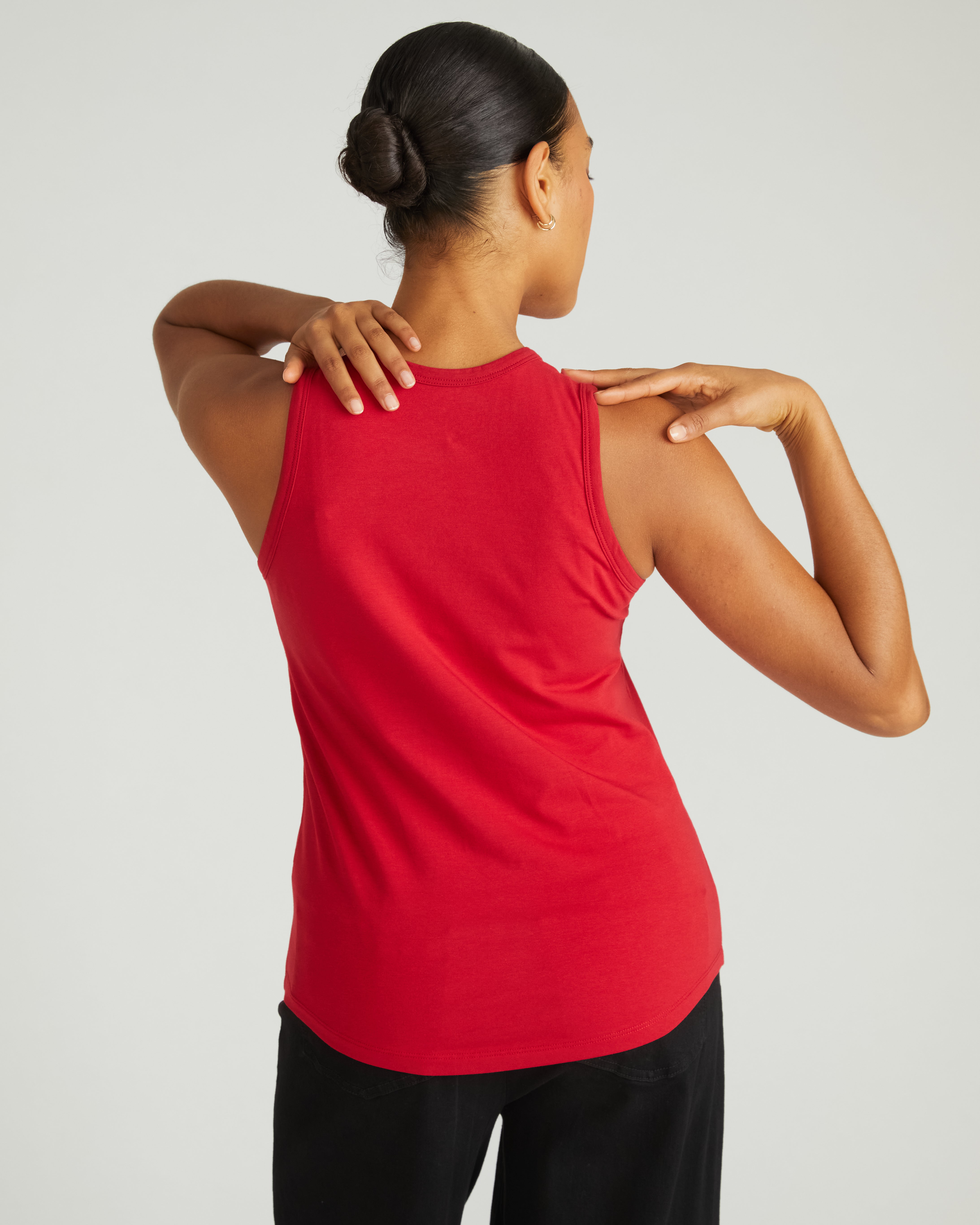 Cai High Neck Tank - Ruby Red – Universal Standard