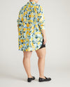 Dawn Linen Blend Hi Low Tunic - Limoncello Print | Plus Size & Straight Size Women's Fashion | Universal Standard