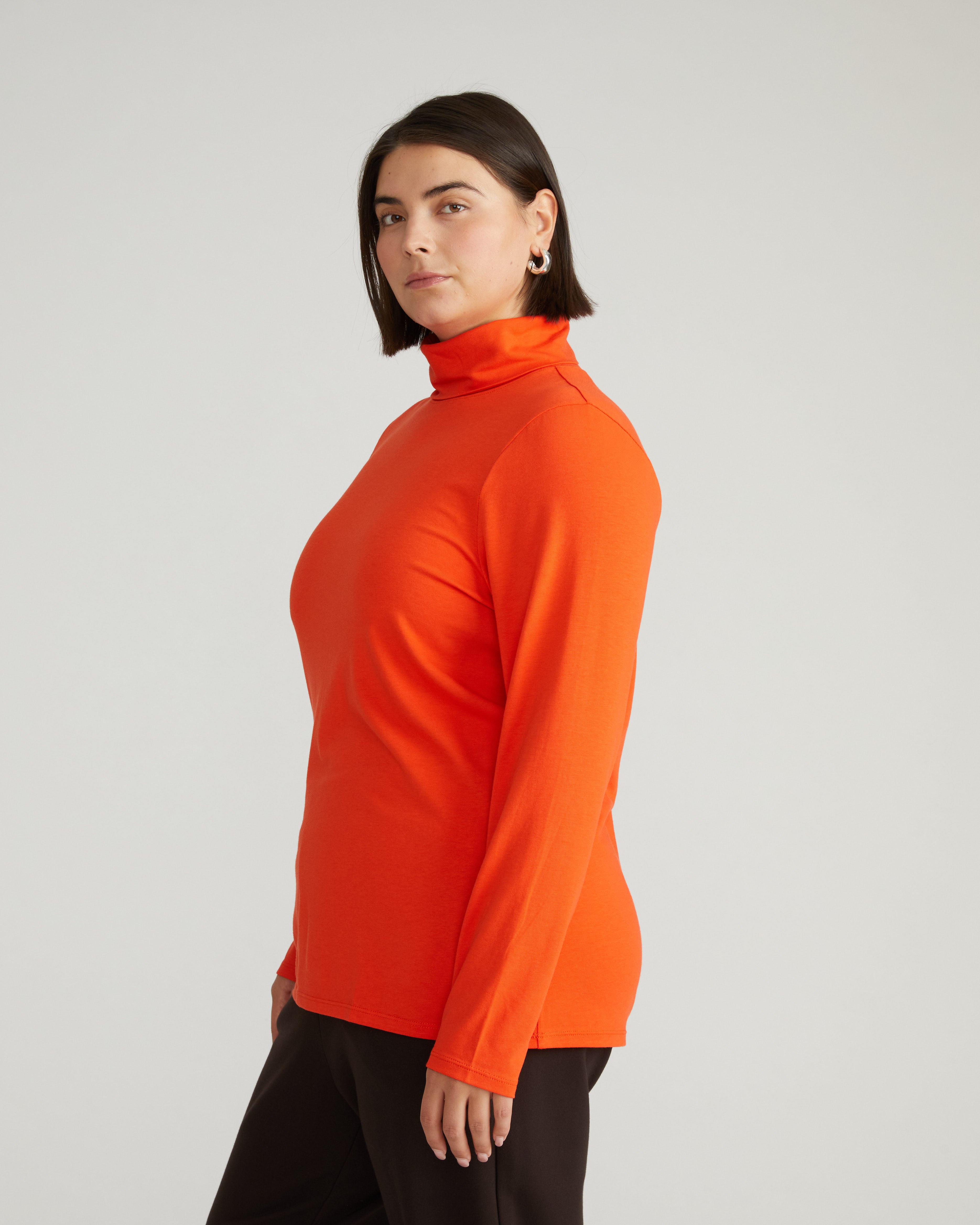 トップス OU Close Fit Turtleneck - Poppy – Universal Standard