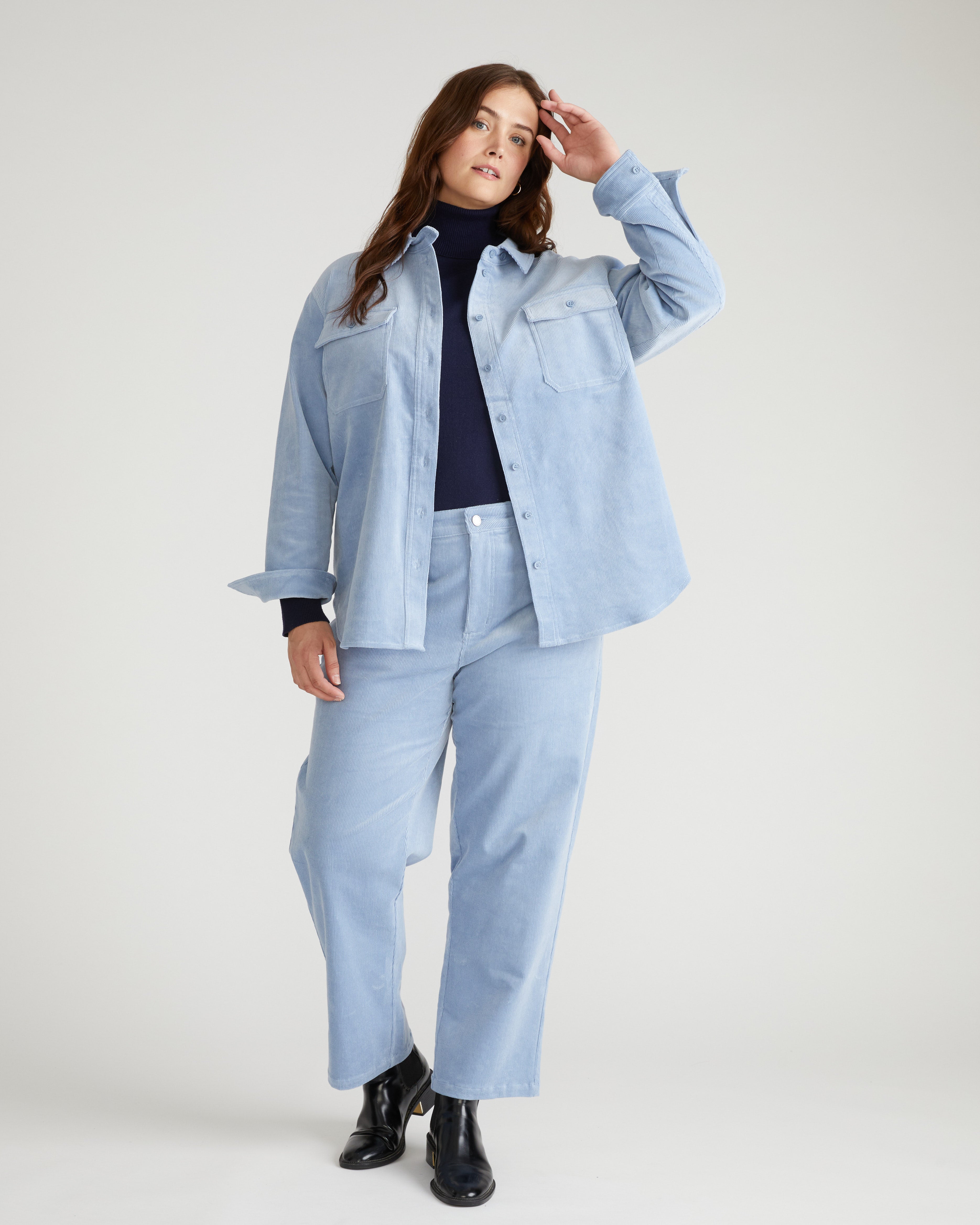 Corduroy Greenwich Jacket - Washed Rain