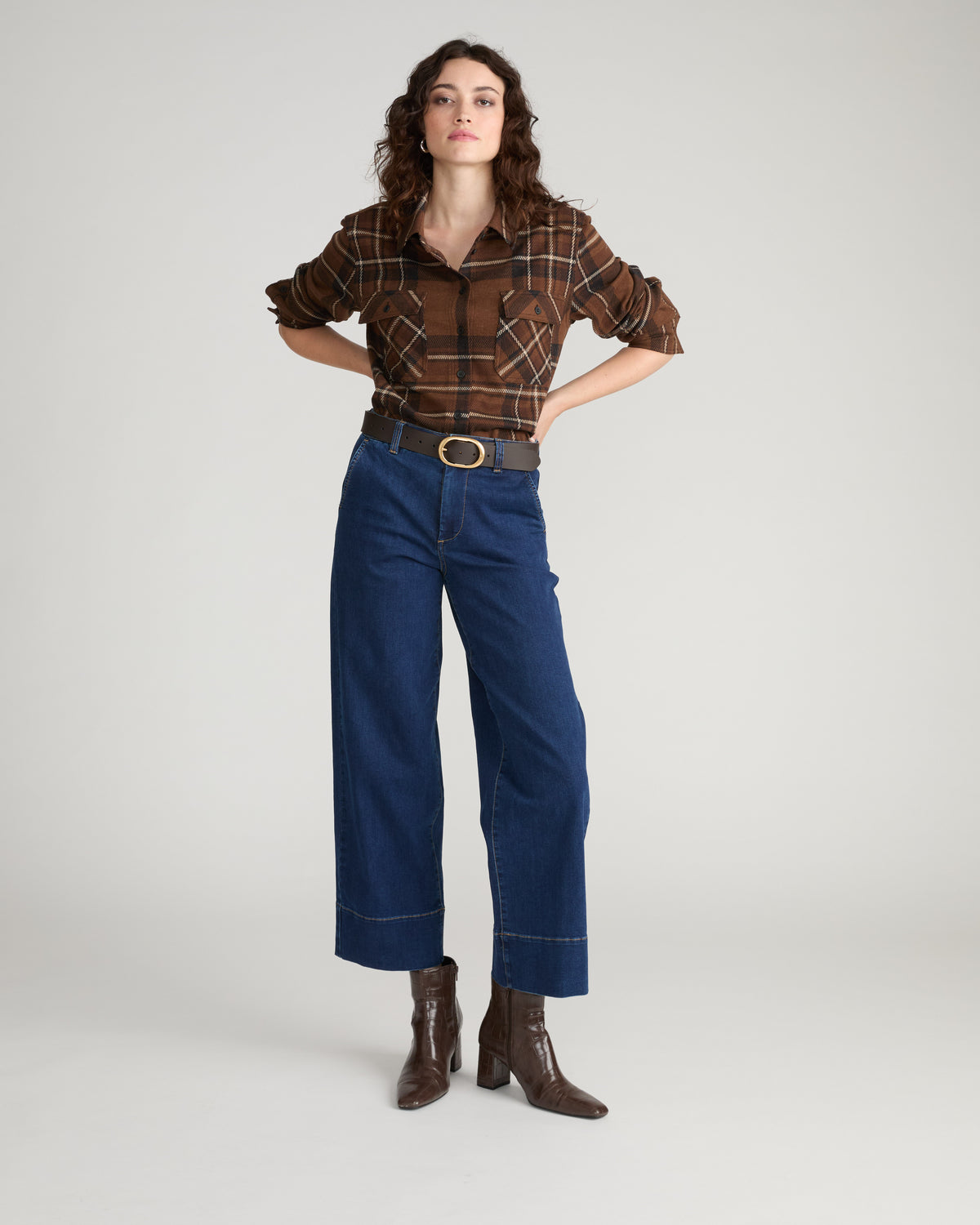 Maine Stretch Flannel Shirt - Essex Plaid