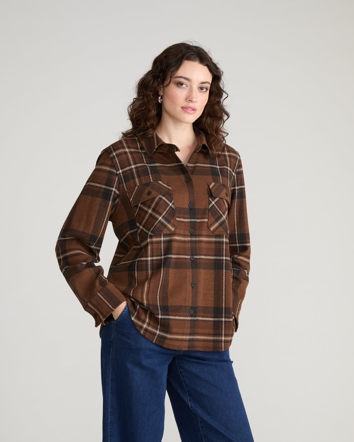 Maine Stretch Flannel Shirt - Essex Plaid