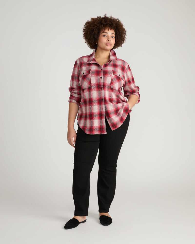 Maine Stretch Flannel Shirt - Kent Plaid