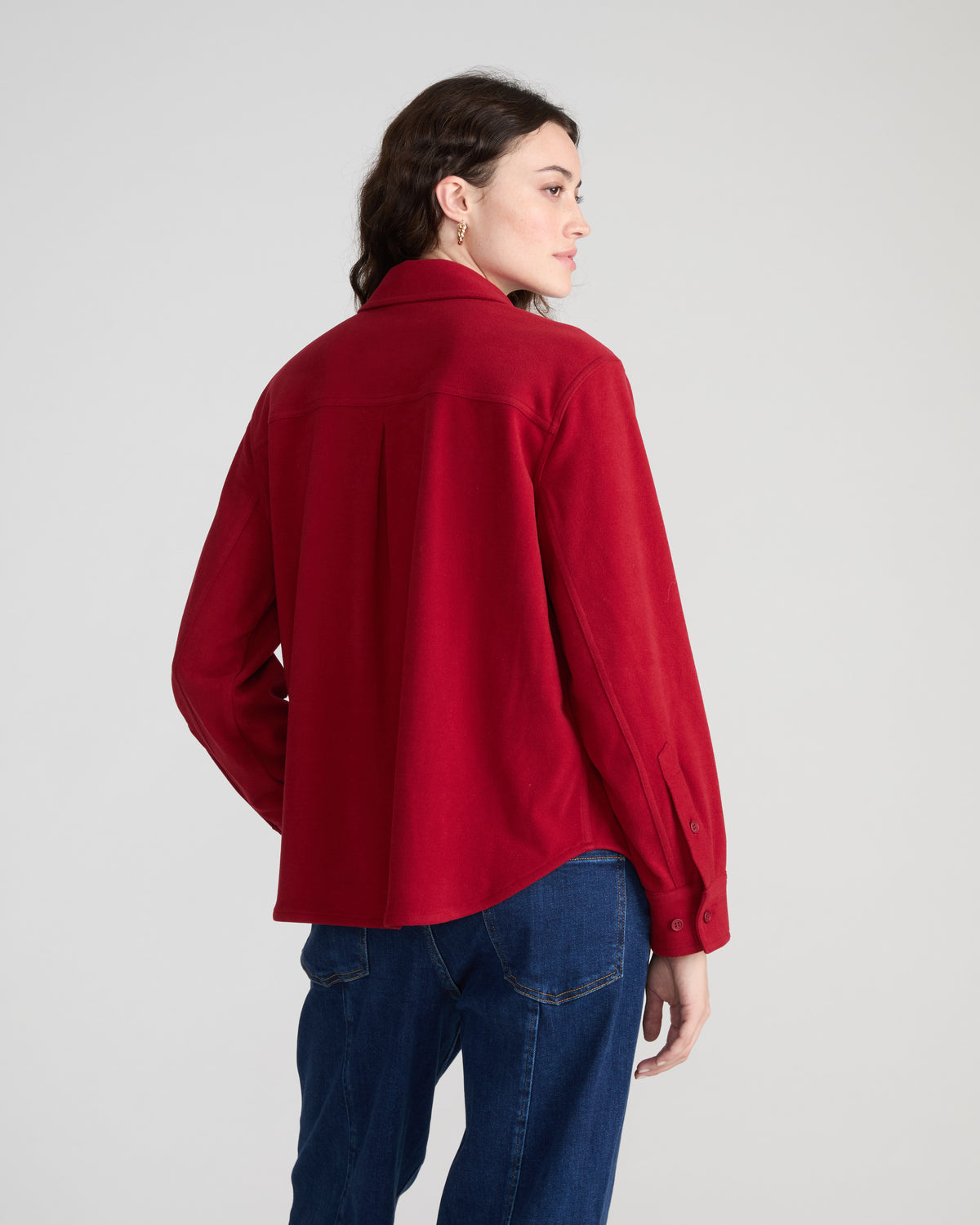 Maine Stretch Flannel Shirt - Autumnal Red