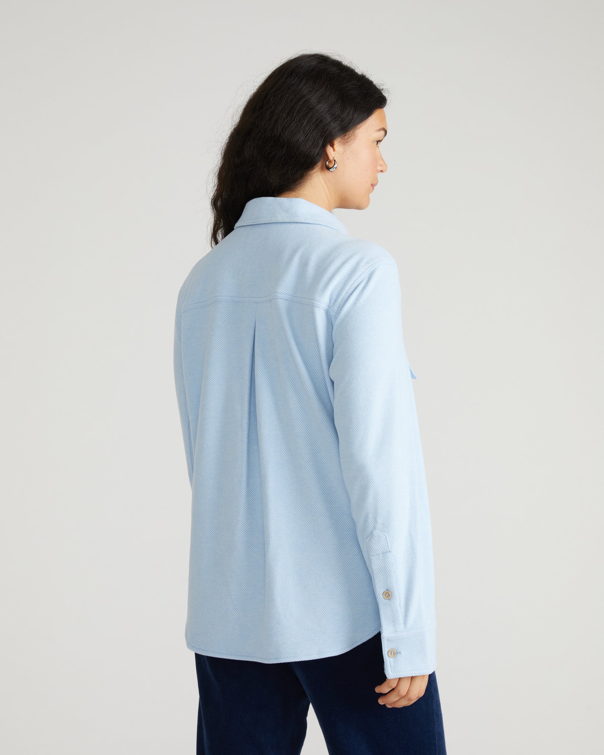 Maine Stretch Flannel Shirt - Battenberg Twill