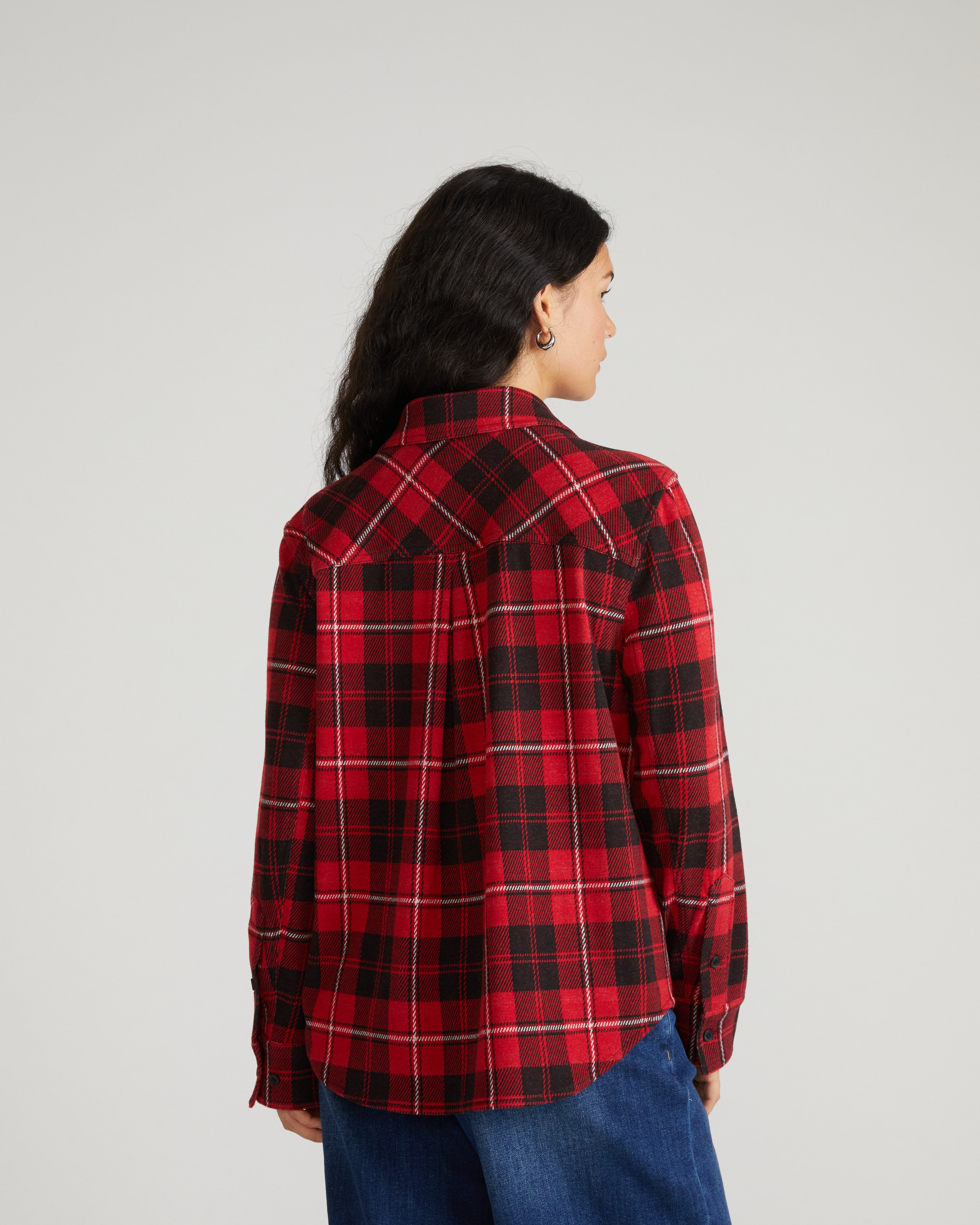 Maine Stretch Flannel Shirt - Ridge Brew Red Plaid – Universal