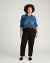 Minimalist Stretch Cotton Chambray Shirt - Woodstock Indigo