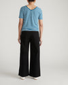 Double V Tee - Ink Blue/White Stripe | Plus Size & Straight Size Women's Fashion | Universal Standard