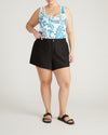 Square Neck Tank Top - Blue Majolica Print | Plus Size & Straight Size Women's Fashion | Universal Standard