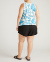 Square Neck Tank Top - Blue Majolica Print | Plus Size & Straight Size Women's Fashion | Universal Standard