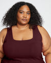 Square Neck Tank Top - Black Cherry | Plus Size & Straight Size Women's Fashion | Universal Standard