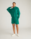 French Terry Pullover Hoodie - Aventurine