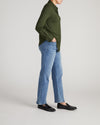 Elbe Liquid Jersey Shirt Classic Fit - Coratina Green | Plus Size & Straight Size Women's Fashion | Universal Standard