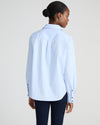 Elbe Stretch Poplin Shirt Classic Fit - Serene Blue | Plus Size & Straight Size Women's Fashion | Universal Standard