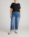 Garcon Tee - Black/White Trim | Plus Size & Straight Size Women's Fashion | Universal Standard