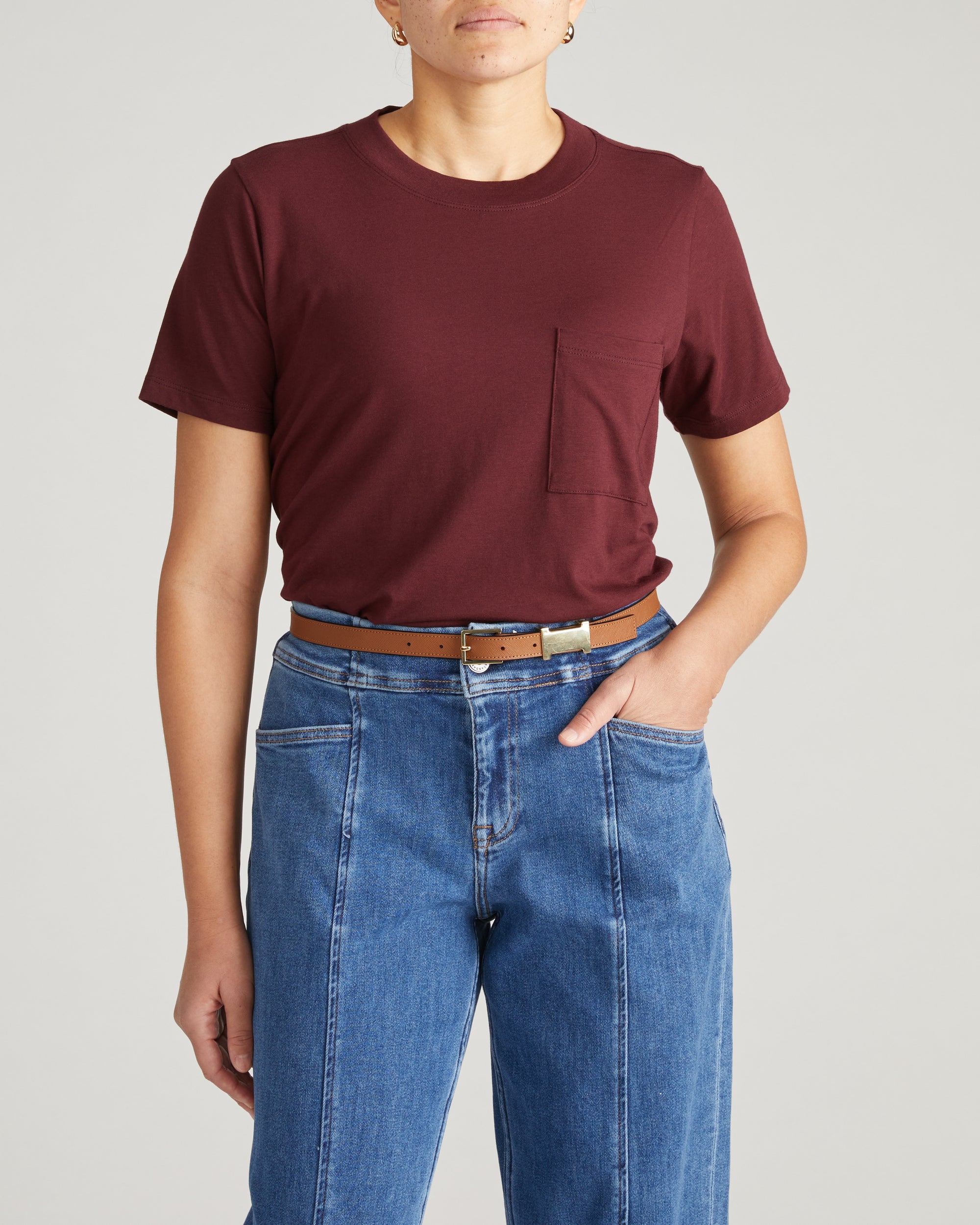 Garcon Tee - Black Cherry