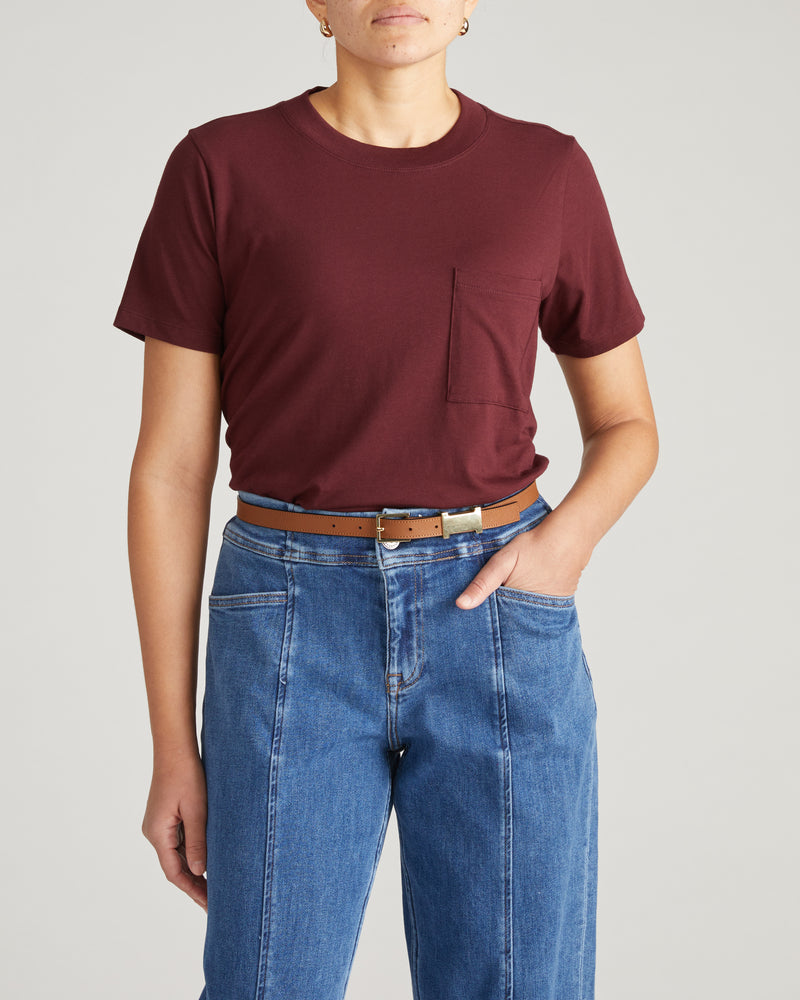 Garcon Tee - Black Cherry