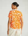 Garcon Tee - Petal Palette Print in Arancia