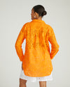 The Artist Cotton Eyelet Shirt - Arancia