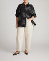 The Artist Oversized Poplin Shirt - Hibiscus Embroidery | Plus Size & Straight Size Women's Fashion | Universal Standard