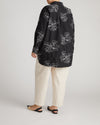The Artist Oversized Poplin Shirt - Hibiscus Embroidery | Plus Size & Straight Size Women's Fashion | Universal Standard