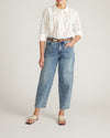 The Embroidered Artist Poplin Shirt - White | Plus Size & Straight Size Women's Fashion | Universal Standard