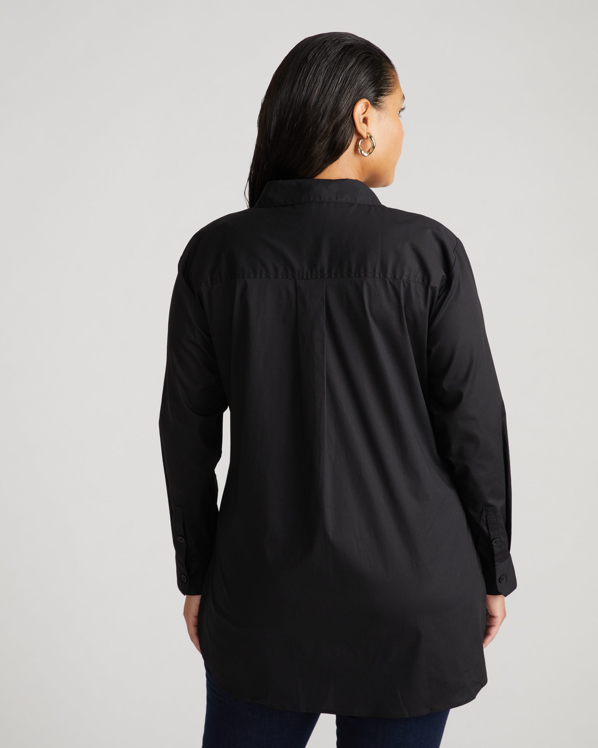 Universal Standard Women's Plus Size The Artist Poplin Shirt Universal Standard Women's Plus Size The Artist Poplin Shirt