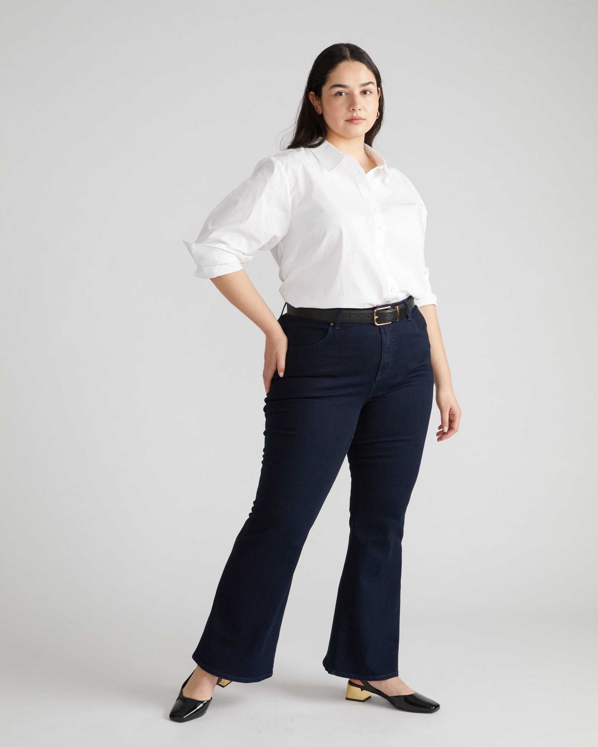 Universal Standard Women's Plus Size The Artist Poplin Shirt Universal Standard Women's Plus Size The Artist Poplin Shirt