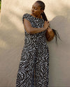Rey Divine Jersey Pull-On Pants - Black Bosco Print | Plus Size & Straight Size Women's Fashion | Universal Standard