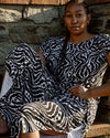 Rey Divine Jersey Pull-On Pants - Black Bosco Print | Plus Size & Straight Size Women's Fashion | Universal Standard