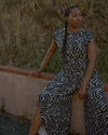 Rey Divine Jersey Pull-On Pants - Black Bosco Print | Plus Size & Straight Size Women's Fashion | Universal Standard