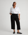 Cooling Stretch Cupro Button-Down Blouse - White