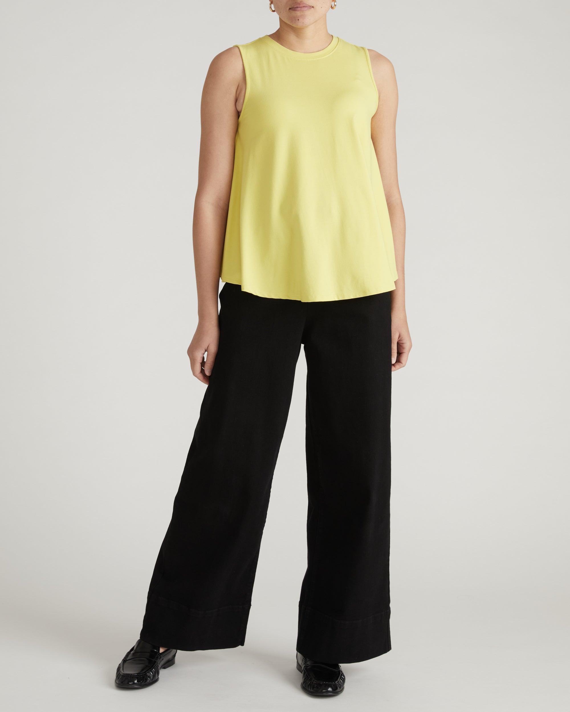 Heatwave Divine Jersey Flared Tank - Pomelo | Plus Size & Straight Size Women's Fashion | Universal Standard