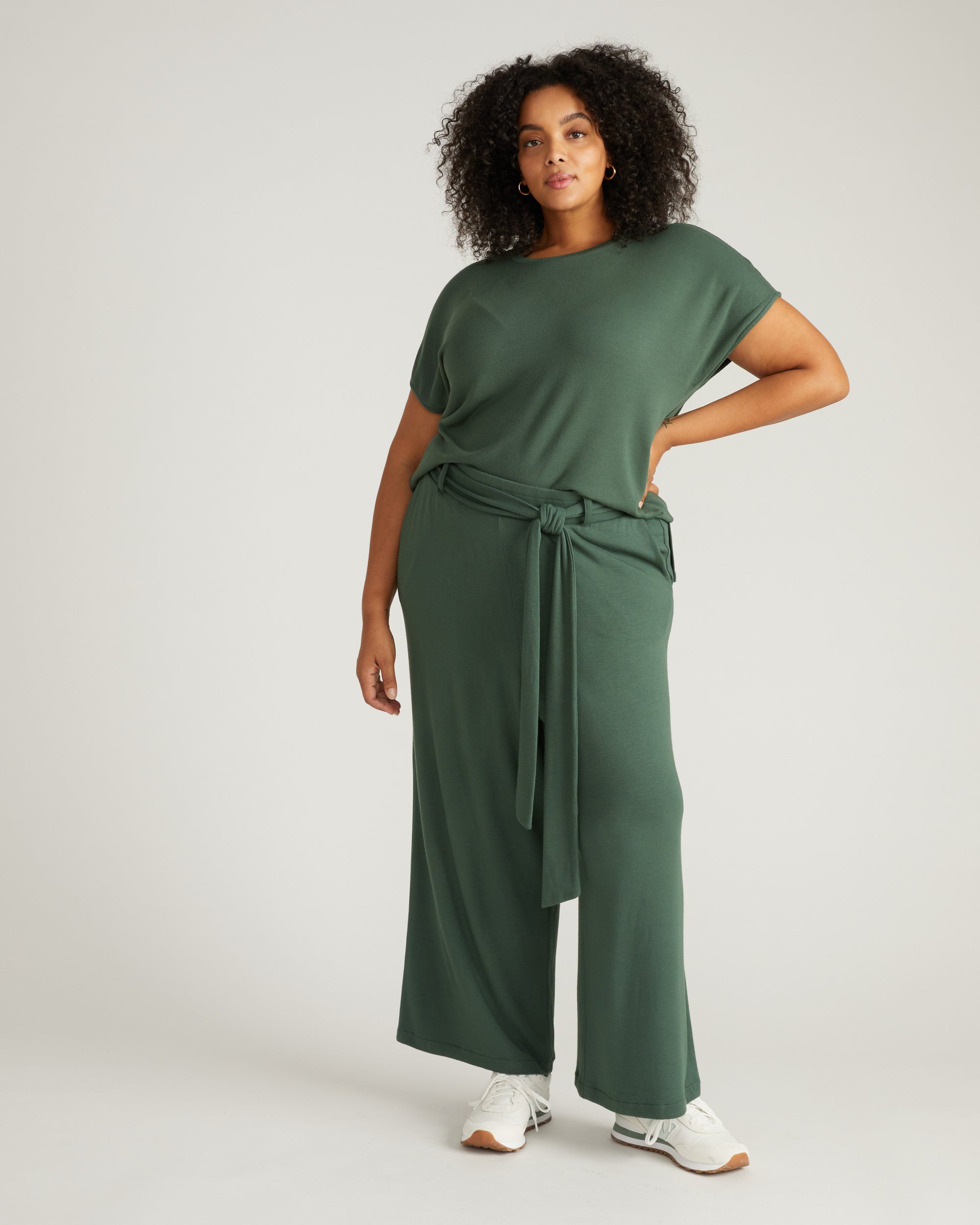 TravelKnit Relaxed Tee - Conifer