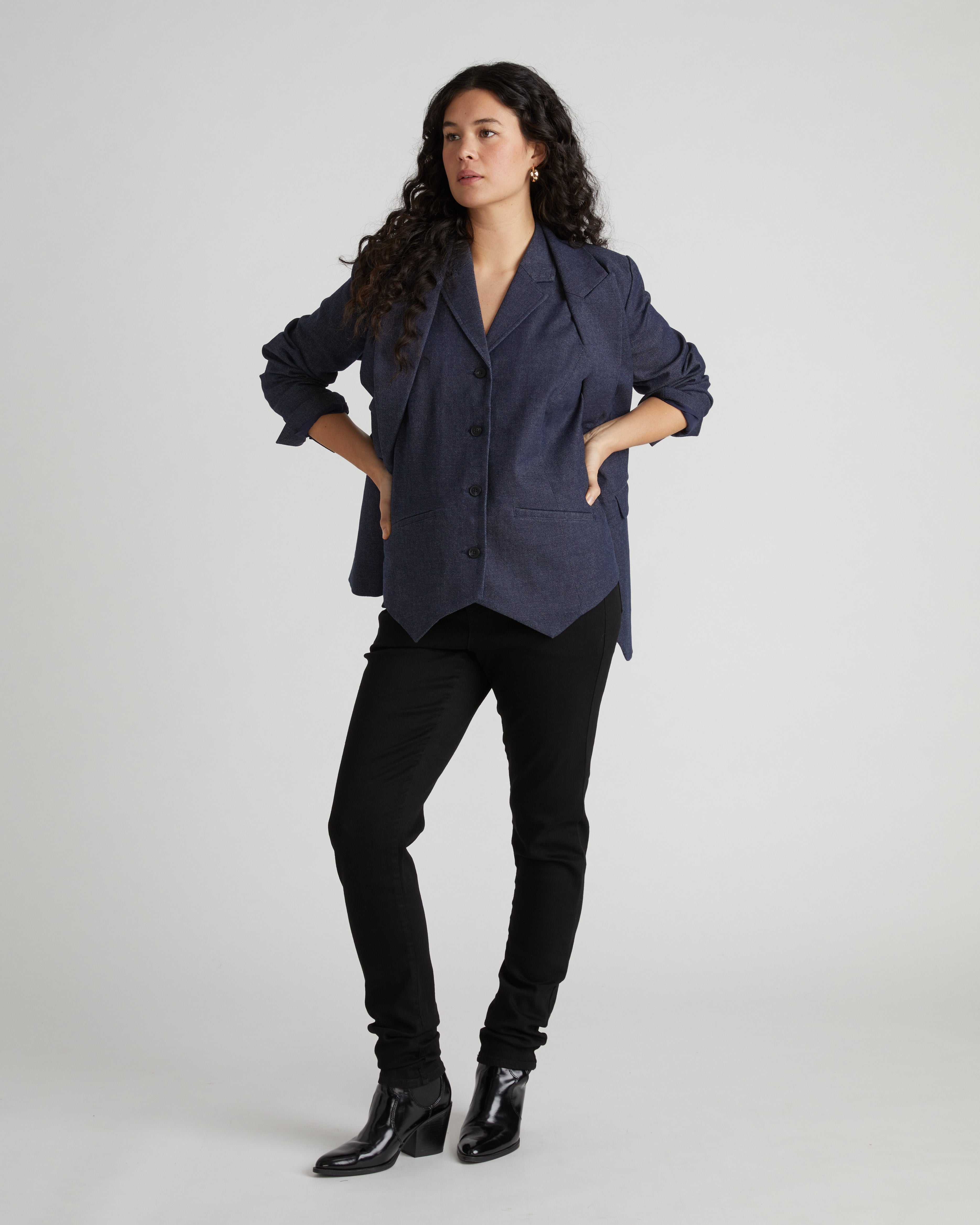 Edwin Denim Look Vest - Dark Indigo – Universal Standard