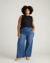 Carrie High Rise Wide Leg Jeans - True Blue