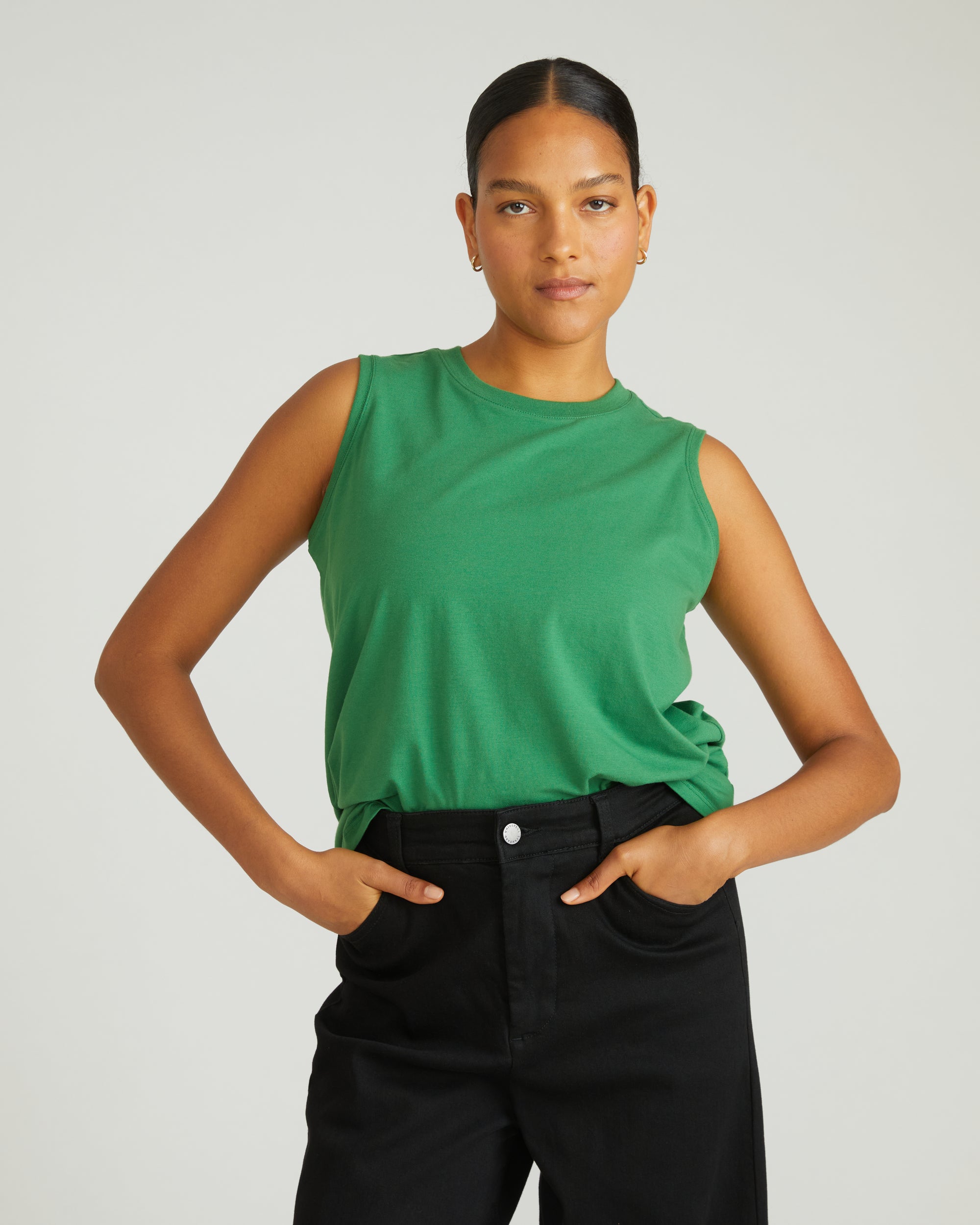 Patti Muscle Tank - Clover